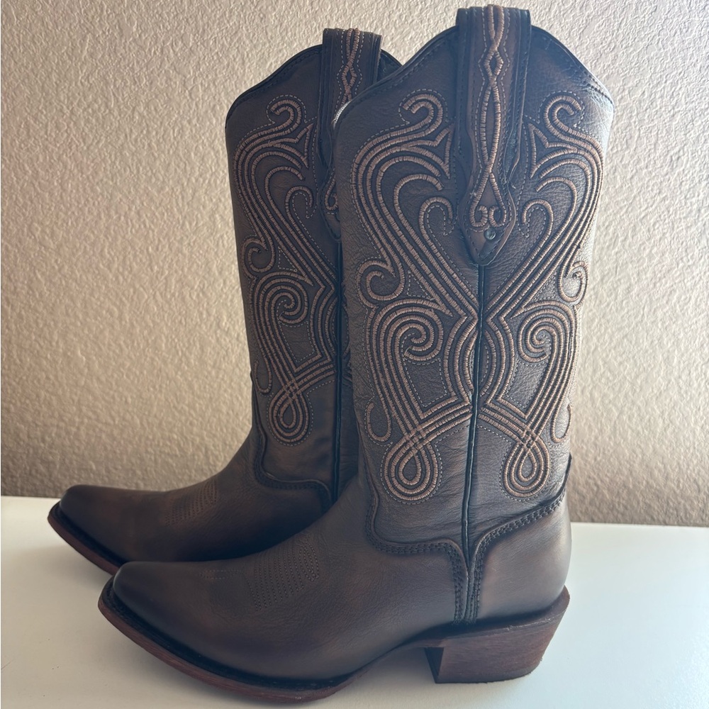 Reywelf Western Cowboy Boots